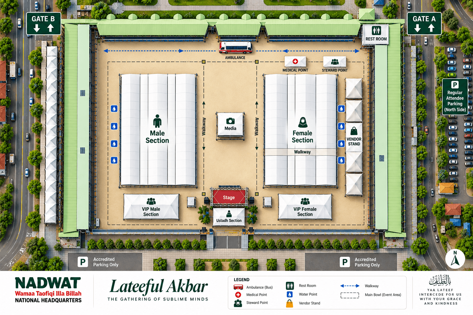 Nadwat Official 2D Layout Map of Tafawa Balewa Square