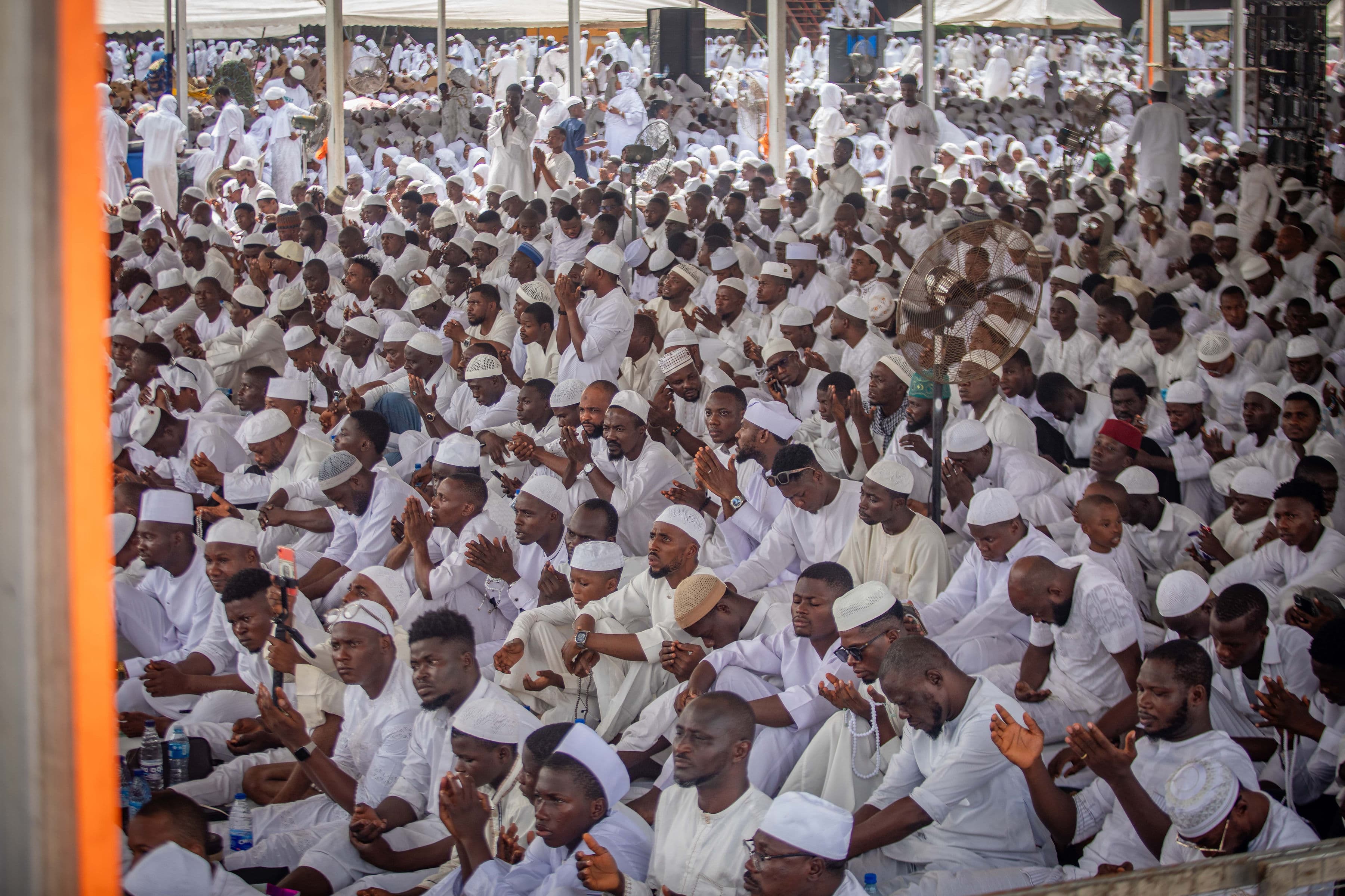 One Ummah Seated in White